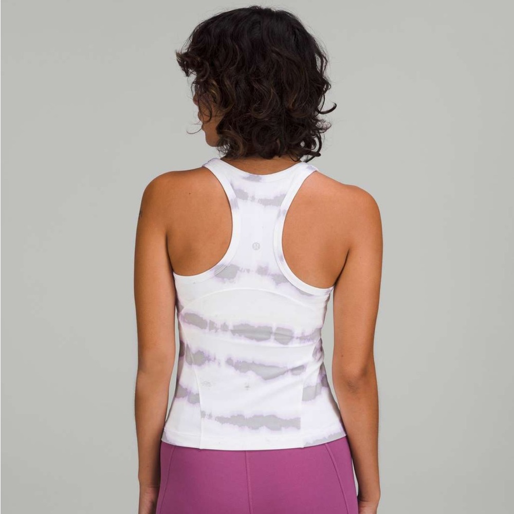 Lululemon Align Waist-Length Racerback Tank Top Transverse Lilac Multi. Size 2.